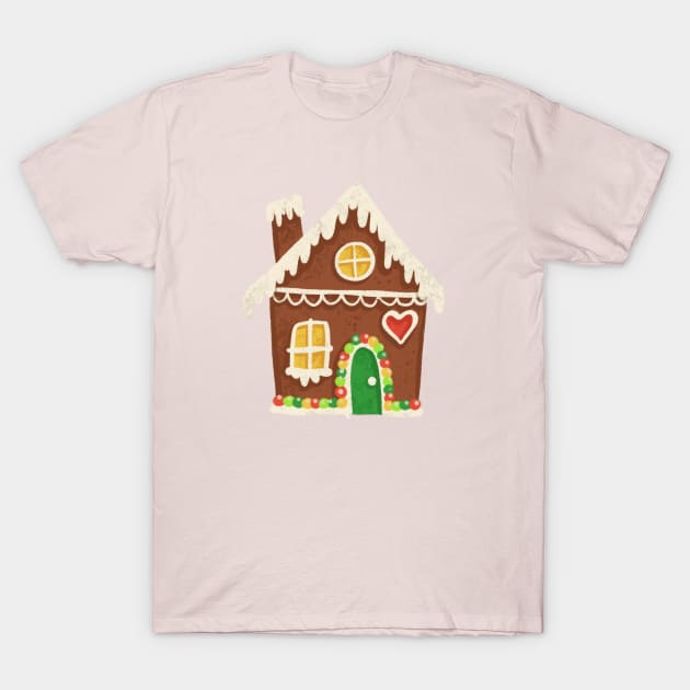 Gingerbread House T-Shirt by Alexandra Franzese